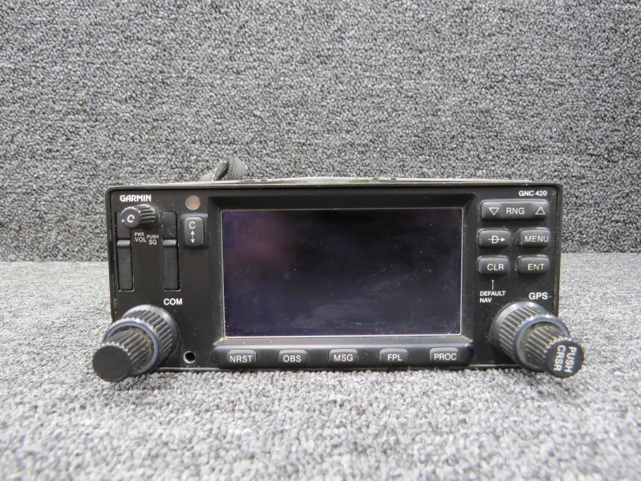 011-01058-40 Garmin GNC-420W WAAS GPS Receiver with Mods and Tray