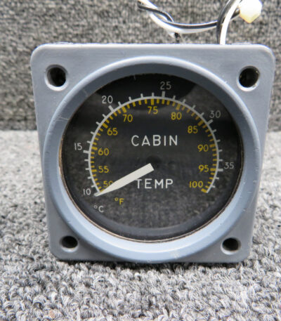 0221-007 B & D Instruments Cabin Temperature Indicator, Lighted