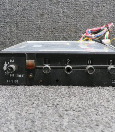 066-1034-02 King Radio KT-78 Transponder Radio with Tray & Mods (14V)