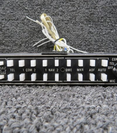 066-1055-03 King Radio KMA-24 Audio Selector Panel with Tray (Volts: 14-28)