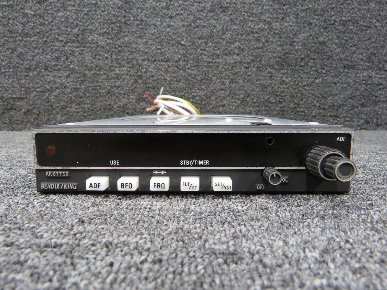 066-1072-00 Bendix King KR-87 ADF Receiver Radio Assembly with Tray and Mods