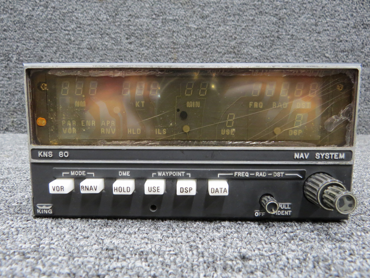 066-4008-00 King Radio KNS-80 Navigation Unit with Tray and Mods (Volts: 14-28)
