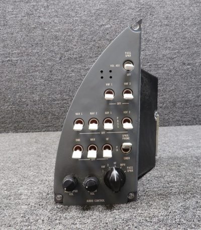1250-1 (Alt: 6608213-1) Avtech Audio Control Panel w Mods & Green Tag 28V (Core)