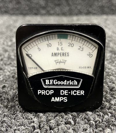 127-HR BF Goodrich Propeller De-Ice Amperes Indicator