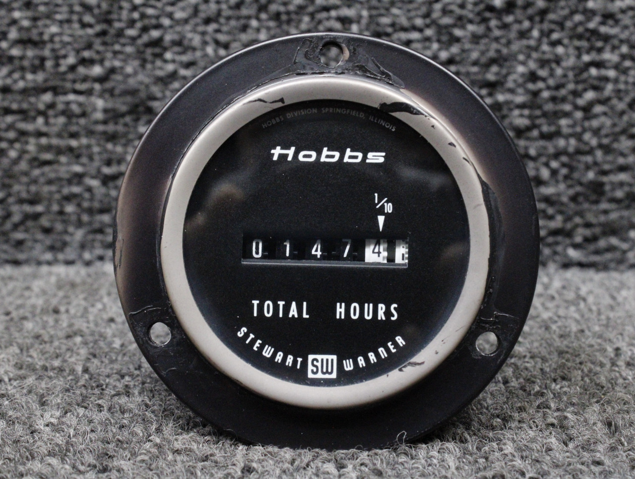 15001 Stewart Warner Hobbs Hour Meter Indicator (Volts: 4-40)