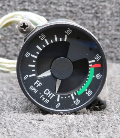 159263-4 Horizon Aerospace 7790-7 Fuel Flow, Cyl Head Temp Indicator (Volts: 28)