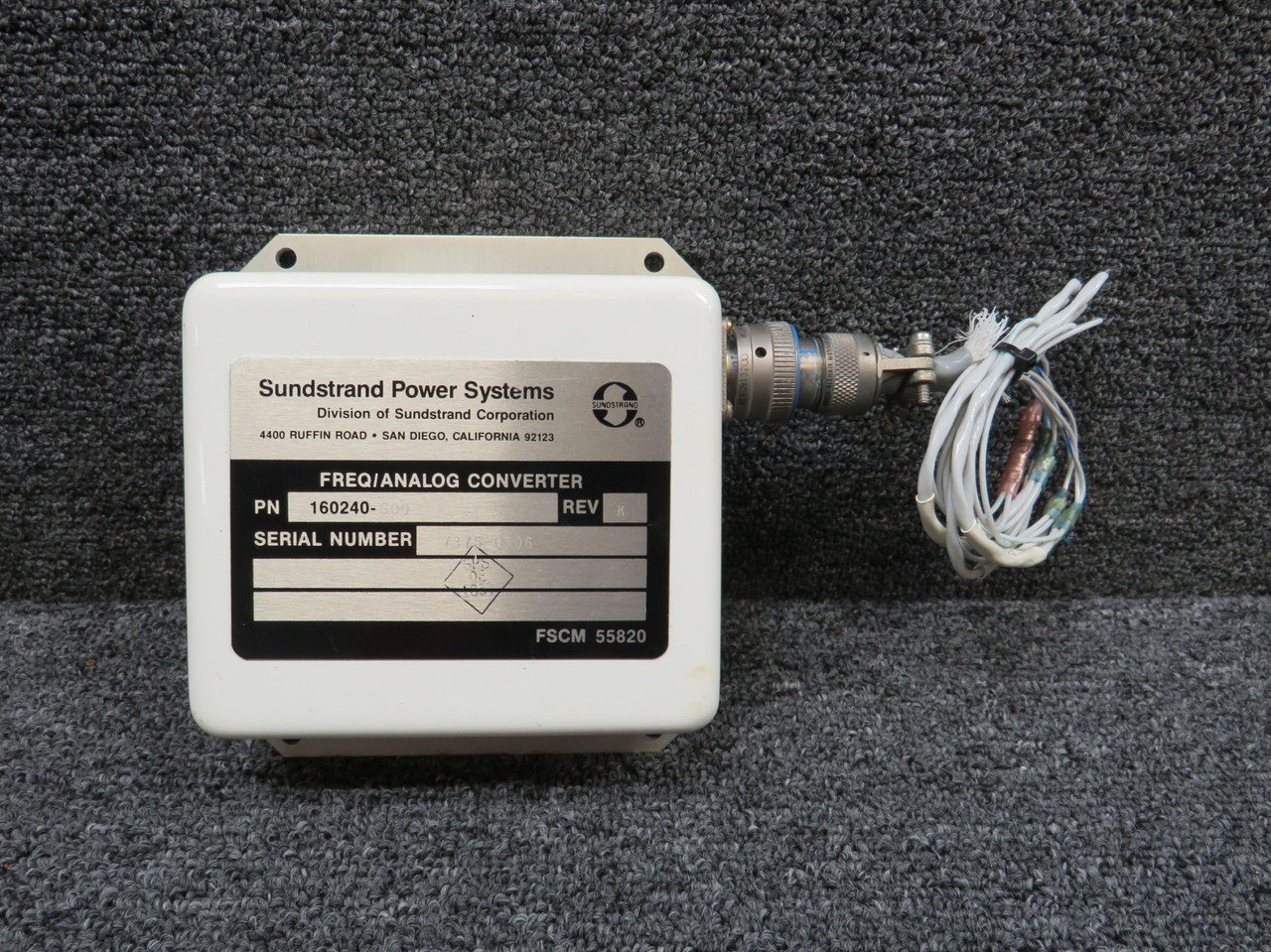 160240-600 Sundstrand Frequency-Analog Converter