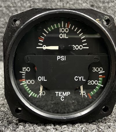 18-1000-8 (Alt: 980169-501G) RC Allen Tri-Engine Indicator
