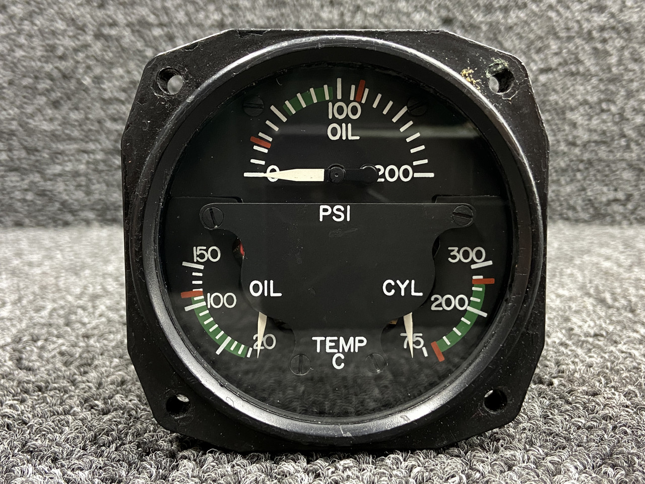 18-1000-8 (Alt: 980169-501G) RC Allen Tri-Engine Indicator