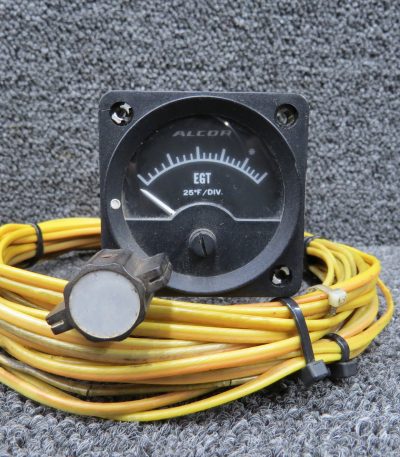 210-9A Alcor Exhaust Gas Temperature Indicator with Knob