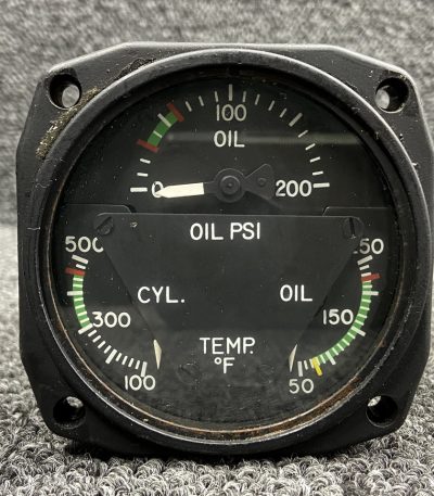 22-804-032-11 (Alt: 96-384058-3) Edo-Aire BMD-1001B Engine Tri-Gauge Assembly