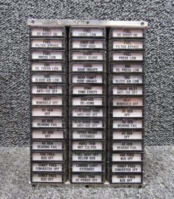 314-1020-1 (Alt: 5883068-1) Roto-Tellite Annunciator Panel