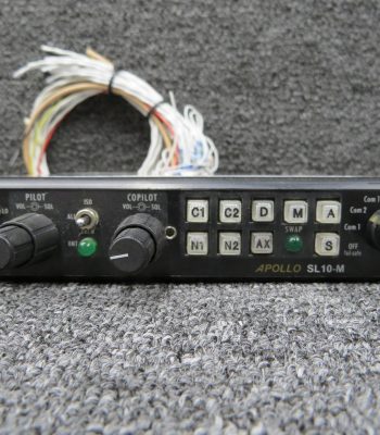 430-6060-20 Apollo SL10 Audio Selector Unit with Tray and Modifications