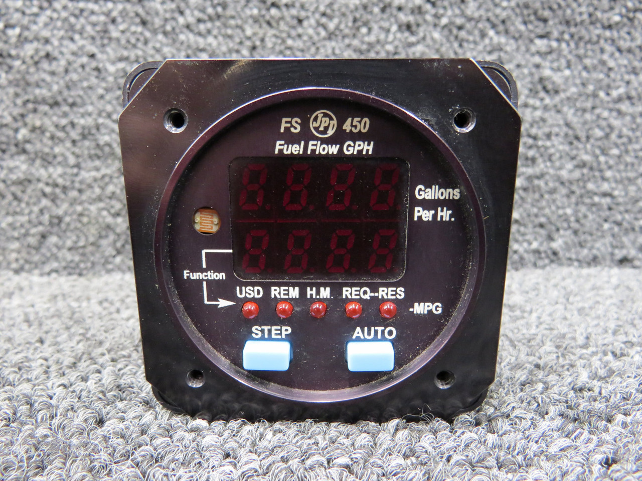 450000 JPI FS-450 Fuel Flowmeter Electronic Indicator (Volts: 11-30)