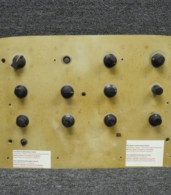 50-364308-677 Beechcraft King Air C90 Overhead Control Panel Assembly
