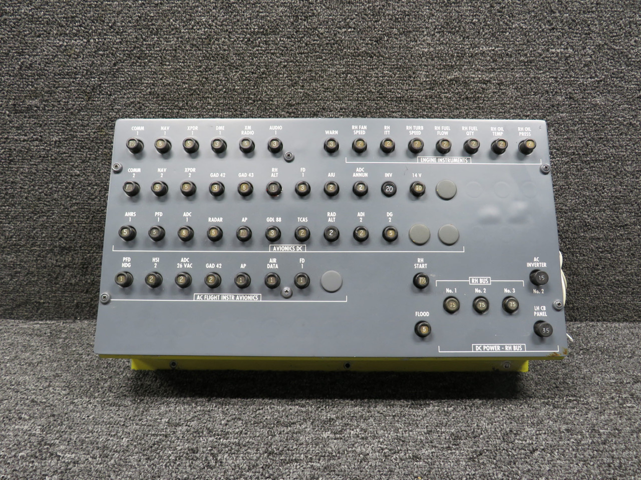 5518371-2 Cessna Citation 560 V Circuit Breaker Panel Assembly RH