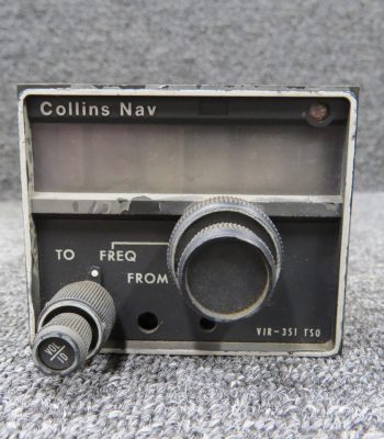 622-2080-011 Collins VIR-351 Navigation Receiver Radio w Tray & Mod (Volts: 14)