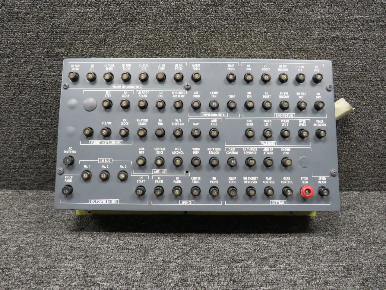 6518117-79 Cessna Citation 560 V Circuit Breaker Panel Assembly LH