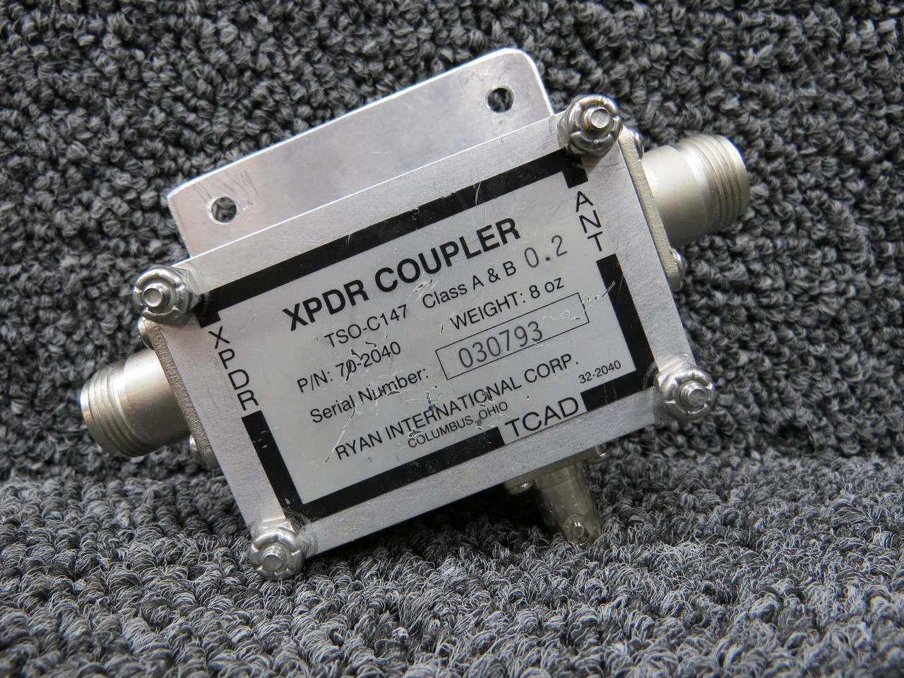 70-2040 Ryan International Transponder XPDR Coupler