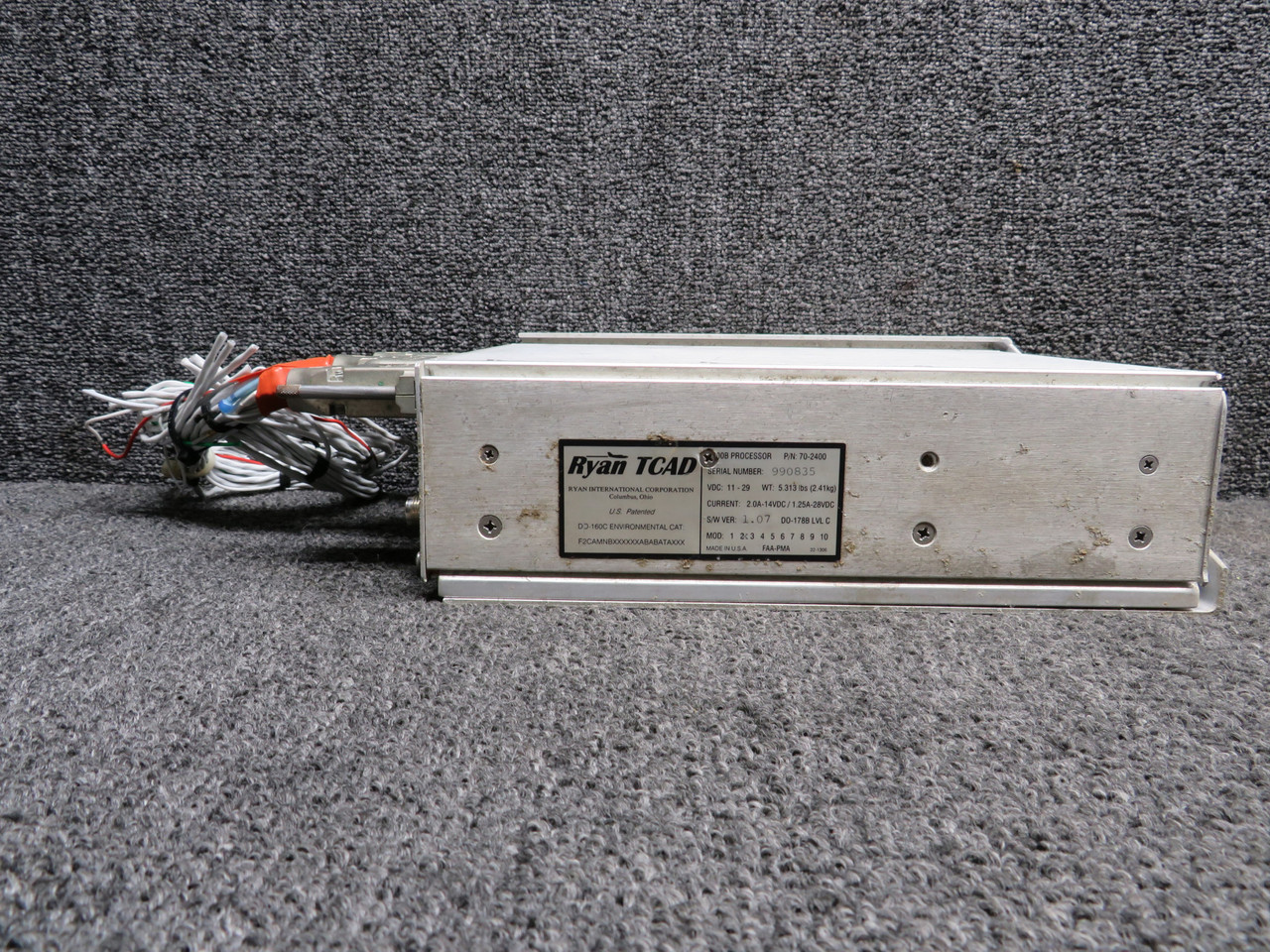 70-2400 Ryan TCAD 9900B Processor with Tray, Connectors & Mod (Volts: 11-29)