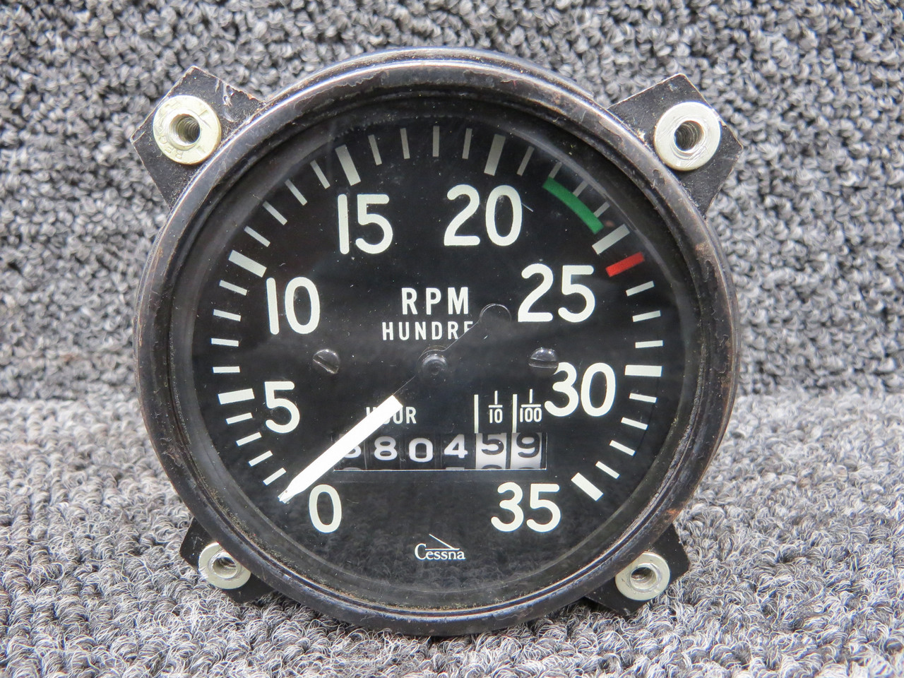 819943 Stewart Warner Recording Tachometer Indicator (Hours: 5804.59) 819943 Stewart Warner Recording Tachometer Indicator (Hours: 5804.59)