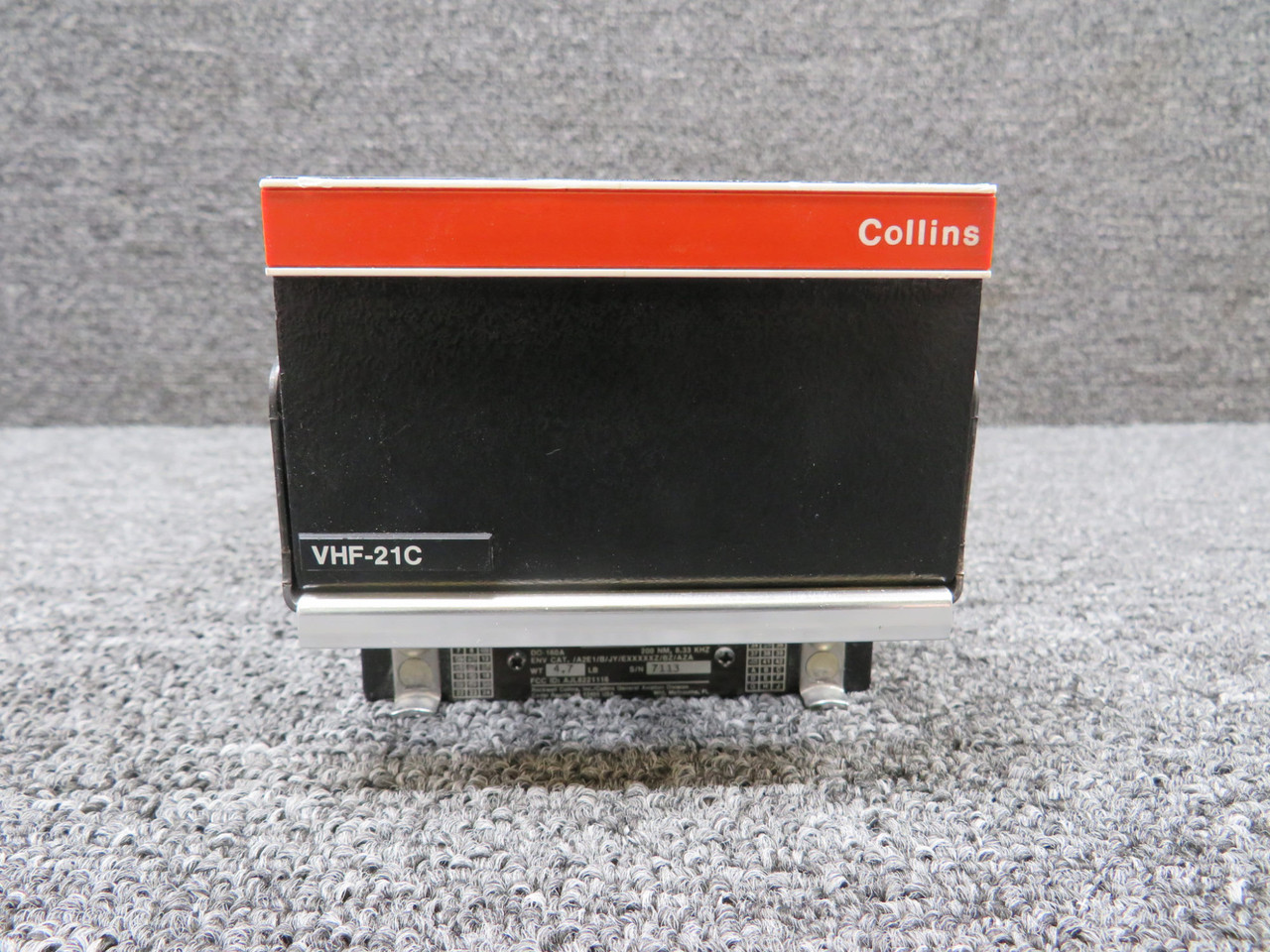 822-1111-001 Collins VHF-21C VHF Comms Transceiver w Mods and Green Tag (Core)