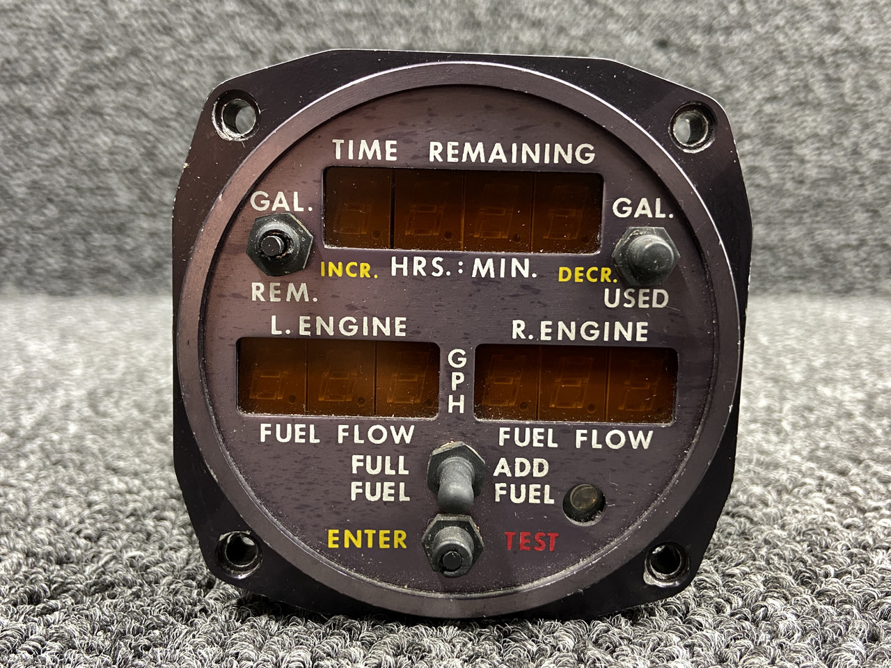 910522 Shadin Digital Dual Fuel Flow Indicator (14-28V)