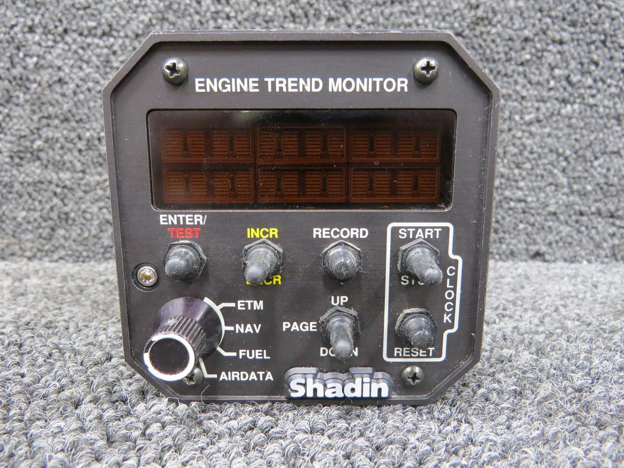913200-X-2 Shadin Avionics EMT Remote Display Engine Monitor with Bracket