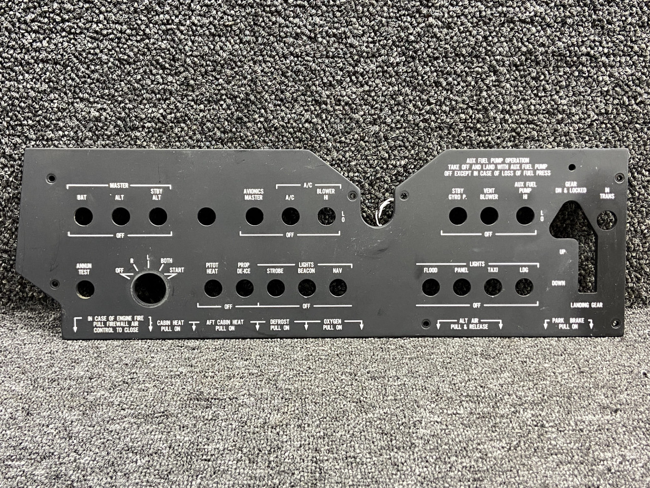 95-4260-1 (Alt: 410-329-1) LSI Electroluminescent Circuit Breaker Panel