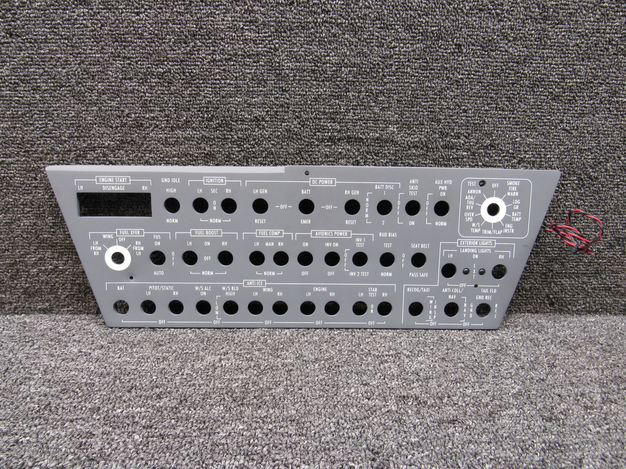 9914239-9 Cessna Citation III 650 Lighted Switch without Logo Lights Panel