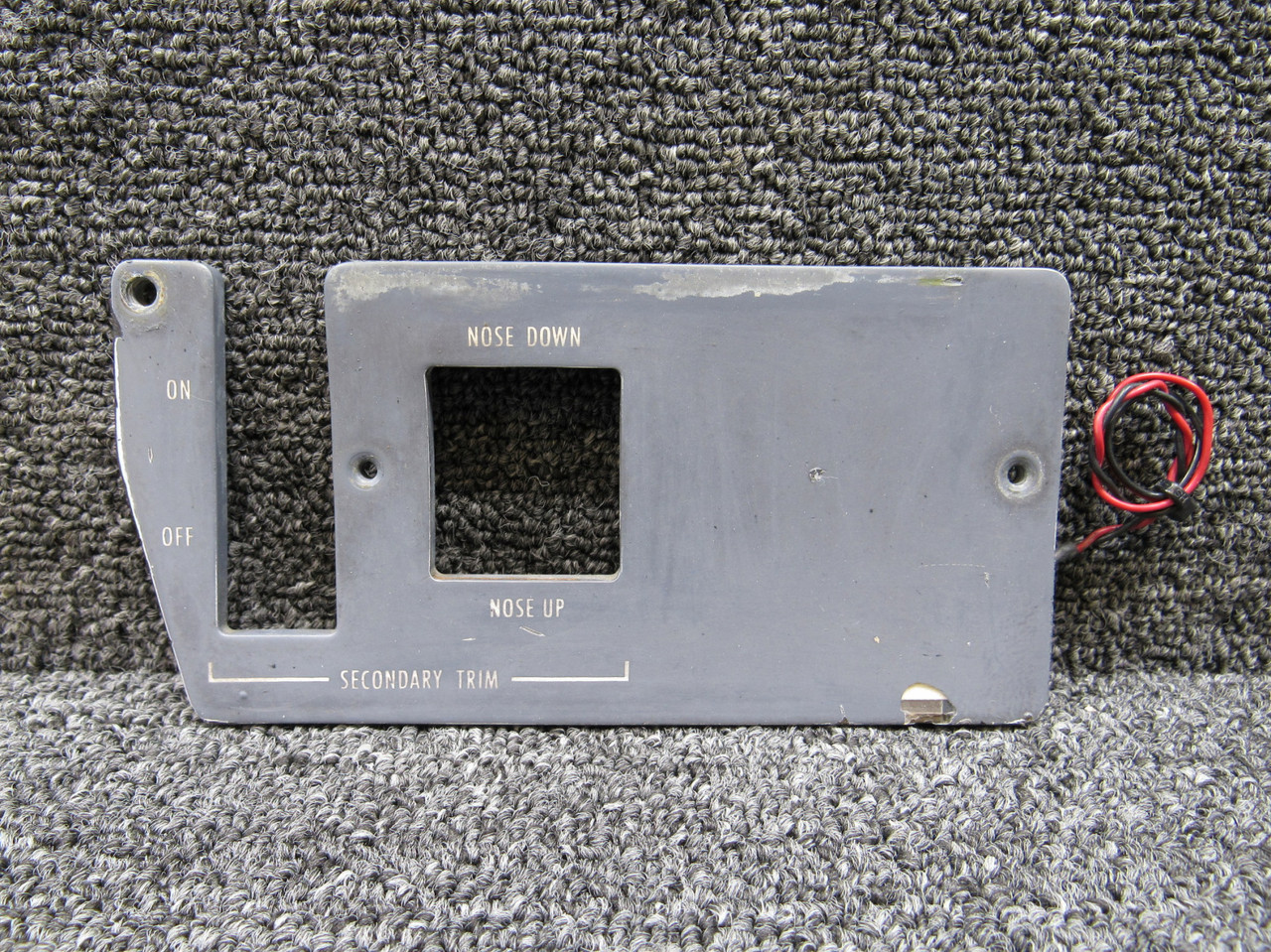 9914275-1 Cessna Citation III 650 Lighted Forward Pedestal Secondary Trim Panel