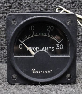A-1157-7 (Alt: 90-380007-11) Hickok Propeller Ammeter Indicator (Lighted)
