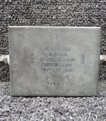 A-3705A Captor Corp R.F. Filter, 28V 8.5 Amp