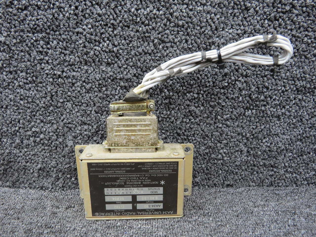 AA34-300 Northern Airborne Universal Radio Interface with Mods (Volts: 14 or 28)