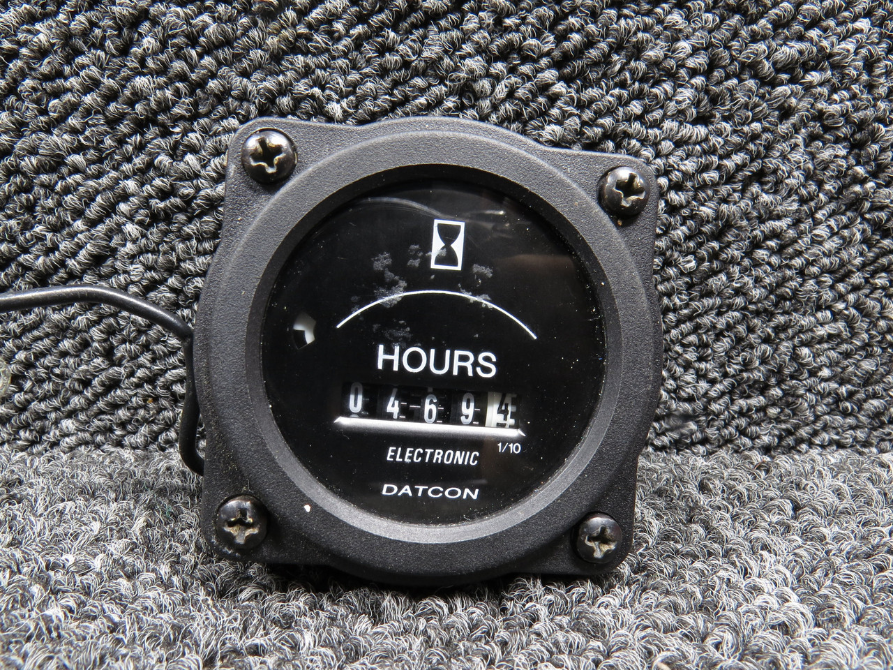 Aero Commander 500B Datcon Electronic Run Time Gauge