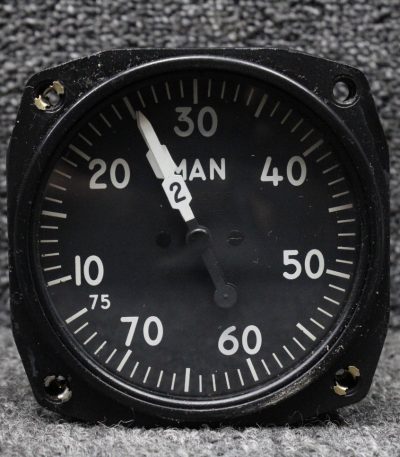 AW2825AE01 (Alt: MS28077T6W12) US Gauge Dual Manifold Pressure Indicator