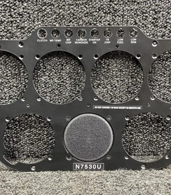 B197-1 Robinson R44II Seven Instrument Panel Faceplate