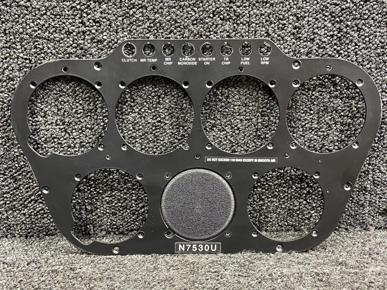 B197-1 Robinson R44II Seven Instrument Panel Faceplate