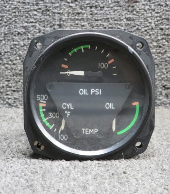 C662019-0101 Aircraft Instruments Tri-Engine Gauge Indicator
