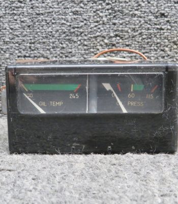 C669535-0101 Cessna Oil Temp and Oil Pressure Indicator Gauge Cluster Assy