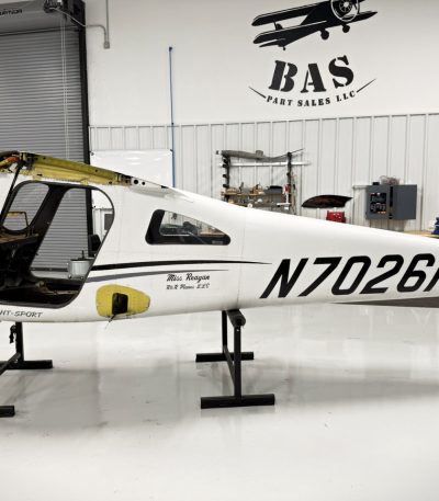 Cessna 162 Fuselage with Bill of Sale, Data Tag, and Log Books