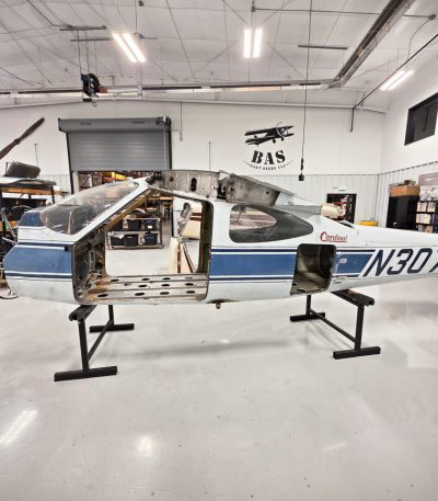 Cessna 177B Fuselage with Bill of Sale, Data Tag, and Logs