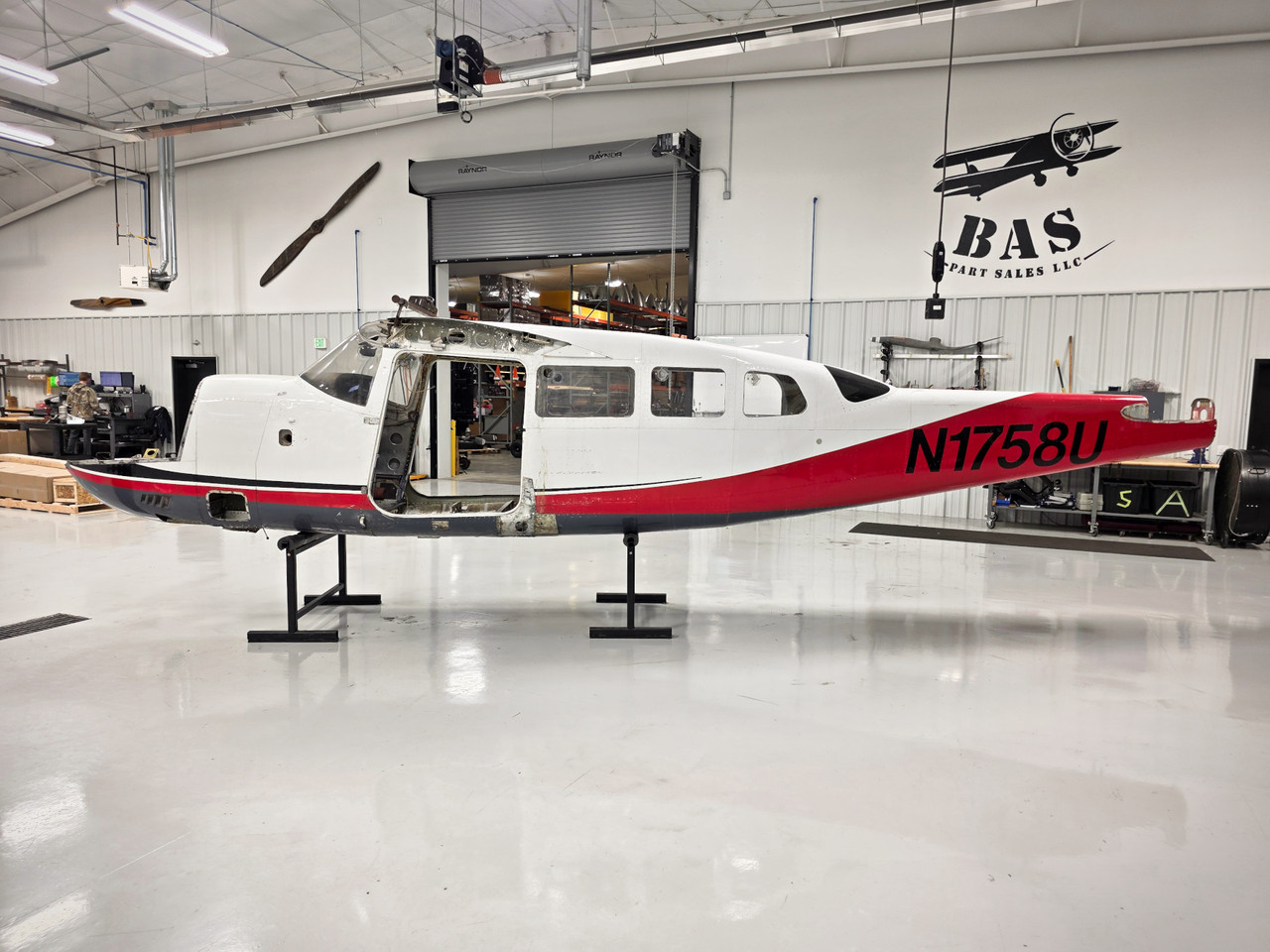 Cessna T207 Fuselage with Bill of Sale, Data Tag, & Log Books