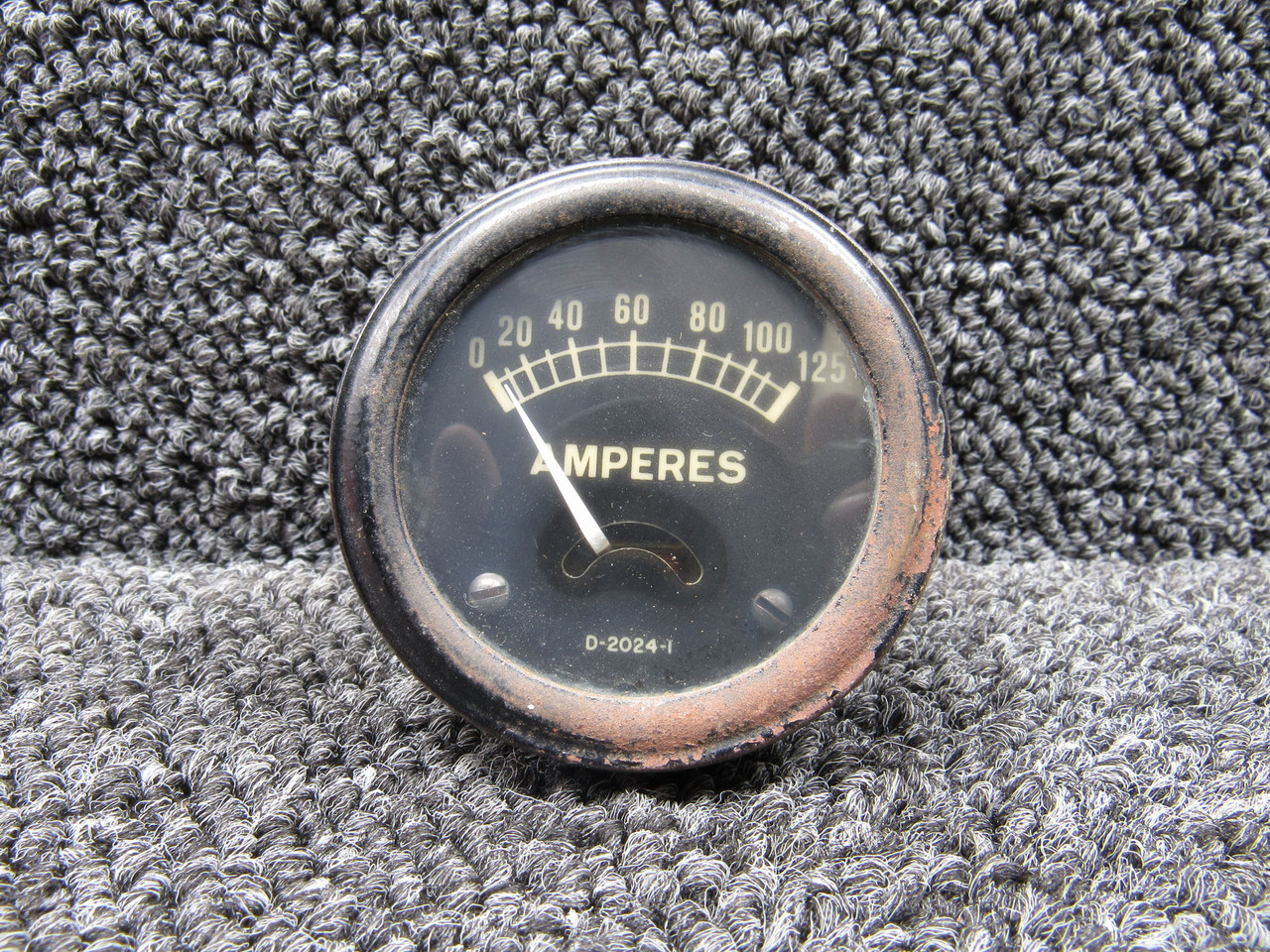 D-2024-1 Ammeter Indicator (Amps: 0-125)