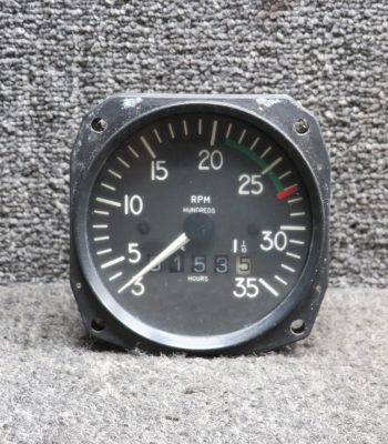 D1-112-5025 Mitchell 98480-25 Mechanical Recording Tachometer (Hours: 6153.5)
