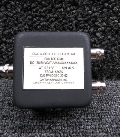 DGSC 20-02 Dayton-Granger Dual Glideslope Coupler Unit