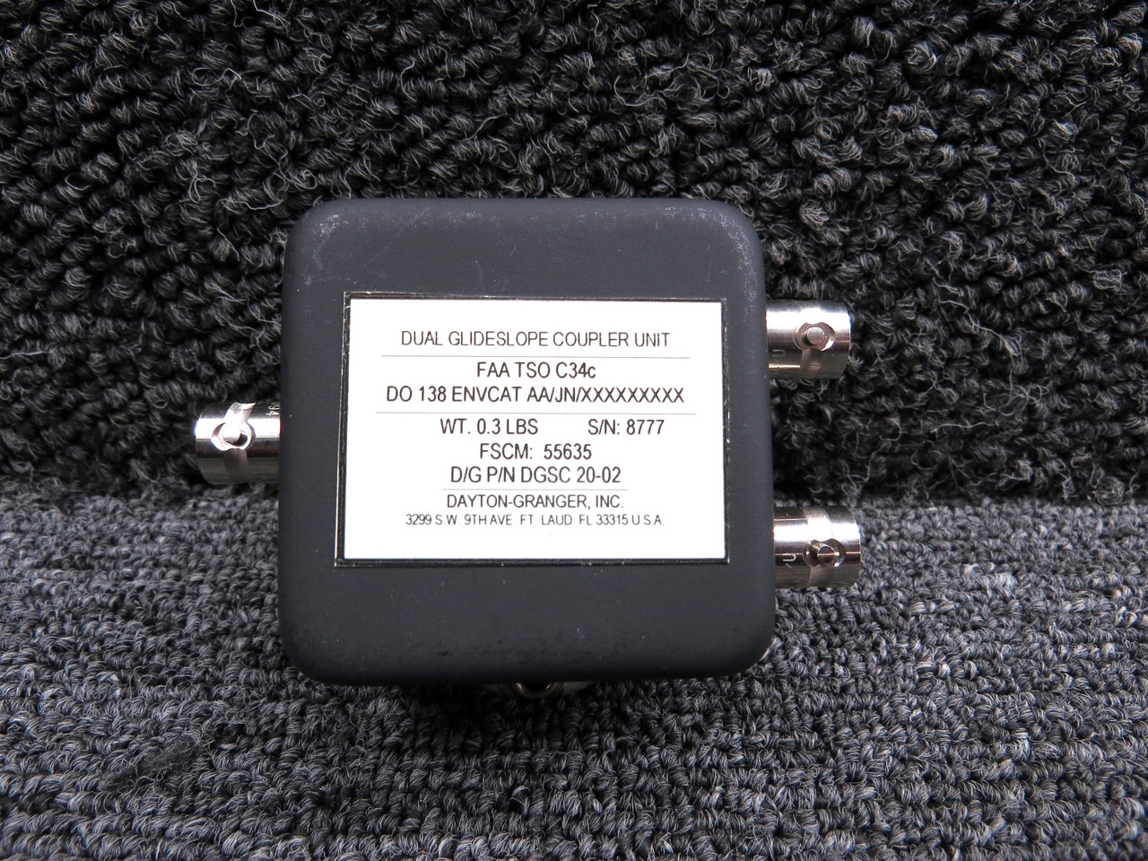 DGSC 20-02 Dayton-Granger Dual Glideslope Coupler Unit