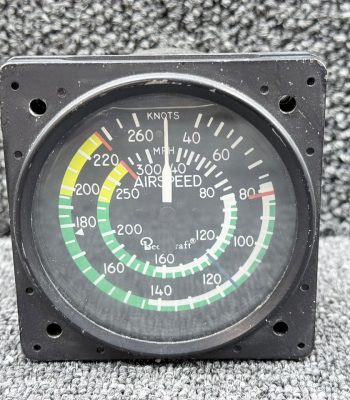 EA-5176-31L-BEC (Alt: 102-380002-31) Edo-Aire EA-5176 Airspeed Indicator