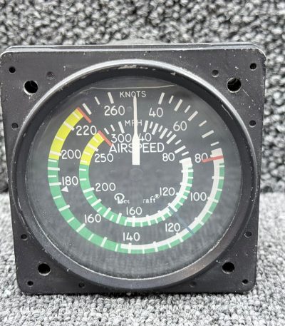 EA-5176-31L-BEC (Alt: 102-380002-31) Edo-Aire EA-5176 Airspeed Indicator
