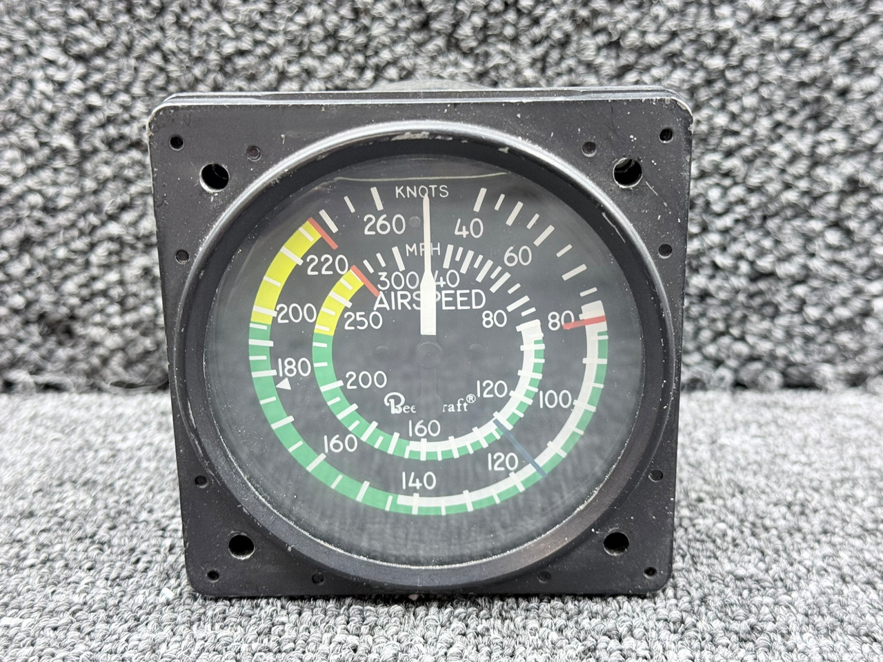 EA-5176-31L-BEC (Alt: 102-380002-31) Edo-Aire EA-5176 Airspeed Indicator